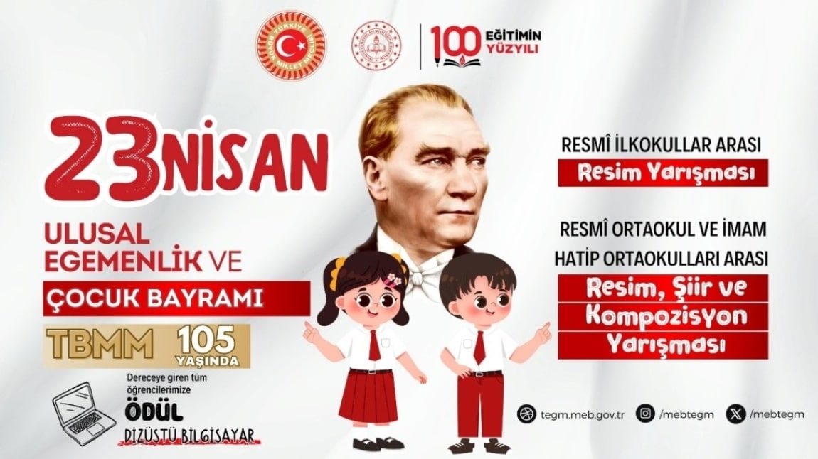 23 NİSAN ULUSAL EGEMENLİK VE ÇOCUK BAYRAMI RESİM YARIŞMASI